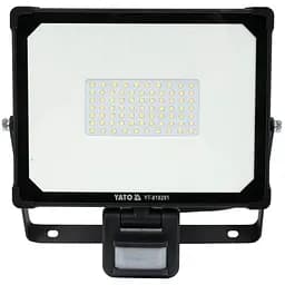 Прожектор Yato SMD LED датчик руху 50 Вт 230 В 4750 лм 75 діодів чорний (YT-818291) - мініатюра 2