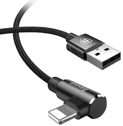 Кабель Baseus MVP Elbow L Shape Cable USB to Lightning 1.5A 2m CALMVP-A01 Black - мініатюра 3