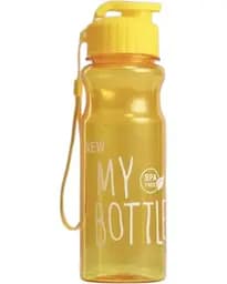 Бутылка для воды и напитков My Bottle 600 мл дорожная пластиковая Желтая