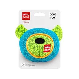 Іграшка для собак Waudog Fun Ведмідь Ш 12 см Д 11 см блакитна
