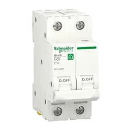 Автоматичний вимикач змінного струму Schneider RESI9 50А, 2P, крива, 6кА