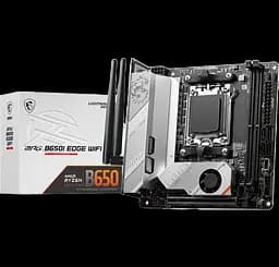 Материнська плата MSI B650I MPG Edge Wi-Fi Socket AM5 (MPG B650I EDGE WIFI) Б/В - мініатюра 1