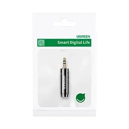 Перехідник 3.5mm M to 6.35mm F AV168 black Ugreen (60711) - мініатюра 4