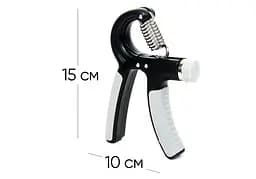 Еспандер для кисті EasyFit 5-60 кг Сірий - мініатюра 3