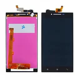 Дисплей для Lenovo P70 с черным тачскрином