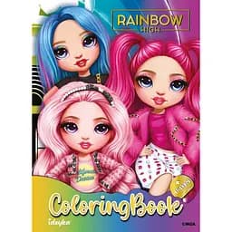 Дитяча книжка-розмальовка "The creative Rainbow" Ідейка LCB12 зі стікерами