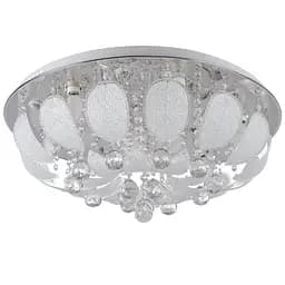 Люстра потолочная Brille хрустальная с пультом LED E14 WH (BCL-418S/6)