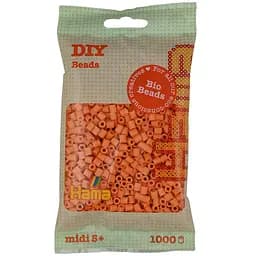 Термомозаїка Hama Набір світло-абрикосових біо-намистин Midi 5+ 1000 шт.