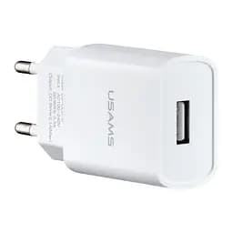 Сетевое зарядное устройство для Usams CC075 T18 Single USB Travel Charger ( EU ) Белый