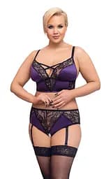 Еротичний комплект BH Set purple/black XL Cottelli 42-22141134051 101762
