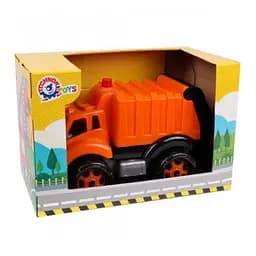 Машинка ТехноК Мусоровоз оранжевый