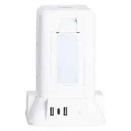 Мережевий фільтр-подовжувач TOWER 6 розеток 3USB + 1PD 2,8 метри Yiwu HP-5-1 - мініатюра 2