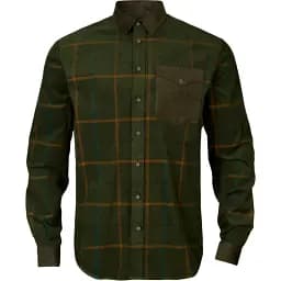 Сорочка Harkila Kaldfjord corduroy check shirt L Willow green