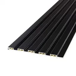 Рейка декоративна Wall Sticker WPC стінова 3000х150х9 мм Антрацит SW-00001869