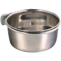 Миска металева для птахів Trixie з гвинтовим кріпленням 300 мл 9 см (5497)