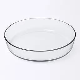 Скляне кругле жароміцне блюдо форма для запікання Nadir 2.4 л, Marinex Прозорий 87908