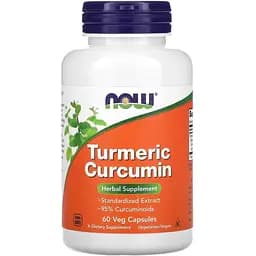 Натуральна добавка Now Curcumin 60 вегакапсул