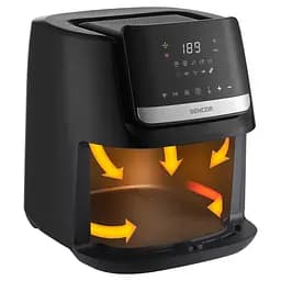 Мультипіч Sencor Vita Fryer нержавіюча сталь-чорна 1600 Вт (SFR6600SS-EUE3) - мініатюра 8