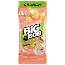 Арахис Big Bob Crunch Грибы в сливочном соусе жареный соленый в хрустящей оболочке 55 г