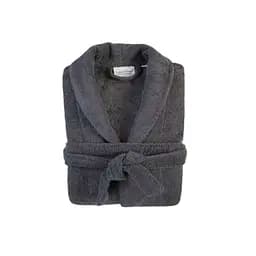 Халат махровый unisex Lotus Home - Basic Line antrasit L