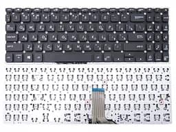 Клавіатура для ASUS VivoBook S530, X530, K530, S530F, S530UA, X530FA, X530UN (RU Black без рамки)