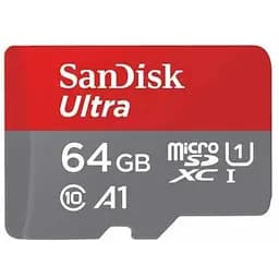 Карта памяти SanDisk 64 GB microSDXC Ultra UHS-I U1 A1 Class 10 (SDSQUAB-064G-GN6IA)