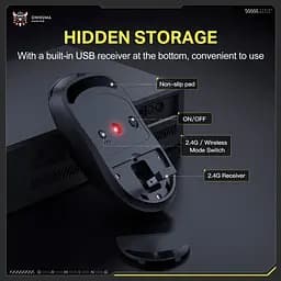 Миша Onikuma Dm05 Wireless Black [161291] - мініатюра 5