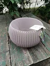 Підвісний горщик з кашпо для квітів Keter 3.2 л Cozies S з ланцюжком фіолетовий - мініатюра 2