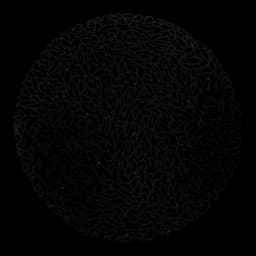 Подставка под тарелку Offtop, 35 см, черный (854992)