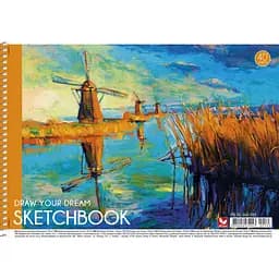 Альбом для малювання Школярик Млин, 40 аркушiв (PB-SC-040-583)