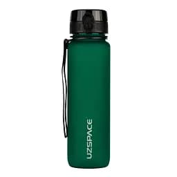 Пляшка для води UZSPACE 3038Dark-Green 1000 мл, темно-зелена