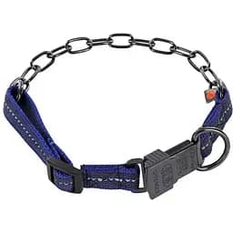 Нашийник для собак Sprenger Adjustable Collar with Assembly Chain нейлоновий чорнена сталь 3 мм 55-60 см (SP51549_003_C7)