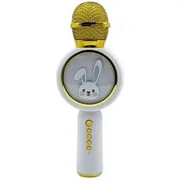 Микрофон G-Toys Караоке Karaoke speaker X6 White, беспроводной