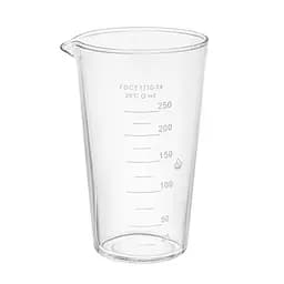 Мензурка (мерный стакан) 250 мл (шкала 25 мл) стеклянный ГОСТ 1770-74, Склоприлад Прозрачный 86164