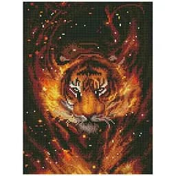 Алмазная мозаика Rainbow Огненный тигр Art EJ1403, 40х30 см