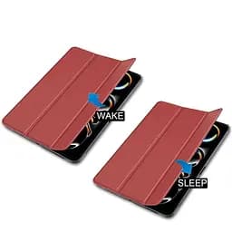 Чохол-книжка BeCover Smart Case для Apple iPad Pro 13" M4 2024 Red Wine (711647) - мініатюра 4