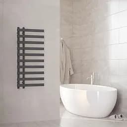 Рушникосушка дизайнерська Ideale Aurora 1110/1000/450 антрацит, Антрацит - мініатюра 3