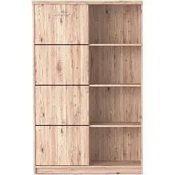 Шкаф-пенал с полками Gerbor Шанталь REG1DO Дуб санремо светлый (GRB-1259)