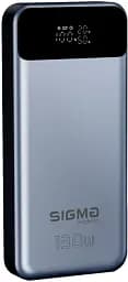 Power Bank Sigma X-power SI30A7QLX 30000mAh PD 130W silver UA - мініатюра 3