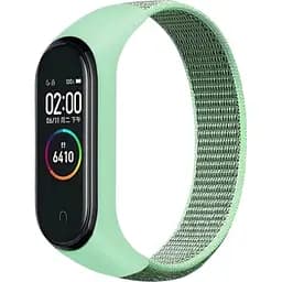 Ремінець BeCover Nylon Style для Xiaomi Mi Smart Band 5 / Mi Smart Band 6 Mint (705426)