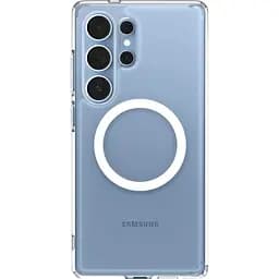 Чохол Spigen Ultra Hybrid MagSafe для Samsung Galaxy S25 Ultra Clear White (ACS08956) [126591]