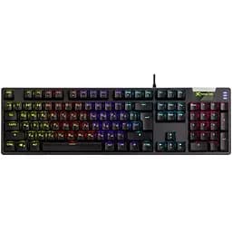 Клавіатура ігрова механічна XTRIKE ME GK-981 UA 104кл. райдужна LED підсвітка, USB, чорна