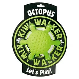 Игрушка Kiwi Walker Осьминог для собак зеленый 13 см