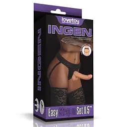 Страпон - Easy Strapon Set 8.5'' Love Toy 6452LVTOY729; 66-LV715008 91393