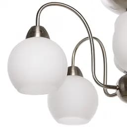 Люстра стельова Brille з абажуром з пультом LED E27 60W PN (LK-265C/5) - мініатюра 3