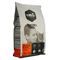 Сухий корм для котів Amity Salmon&Rice повсякденний з лососем та рисом 1.5 кг - мініатюра 3