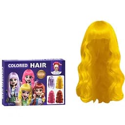 Дитячий набір аксесуарів "Colored Hair" Bambi C2009 перука 34 см, гребінець