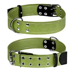 Ошейник для собак хлопчатобумажная тесьма CoLLaR Брезент (ширина 45мм длина 56-71см)