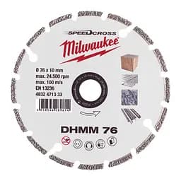 Диск алмазний MILWAUKEE DHMM 76, діаметр 76мм (для M12 FCOT) (універсальний) - мініатюра 2