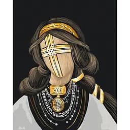 Картина по номерам на подрамнике Brushme Берегиня Юлия Ангелюк